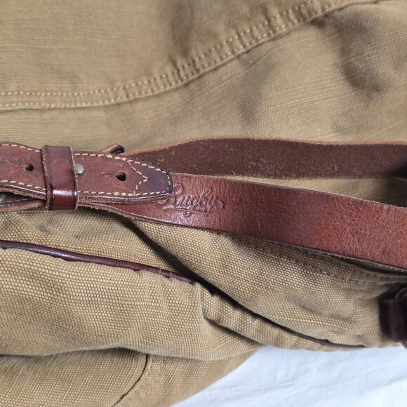 Rugby Ralph Lauren Canvas Leather Weekender Duffle Bag - Picture 4 of 12